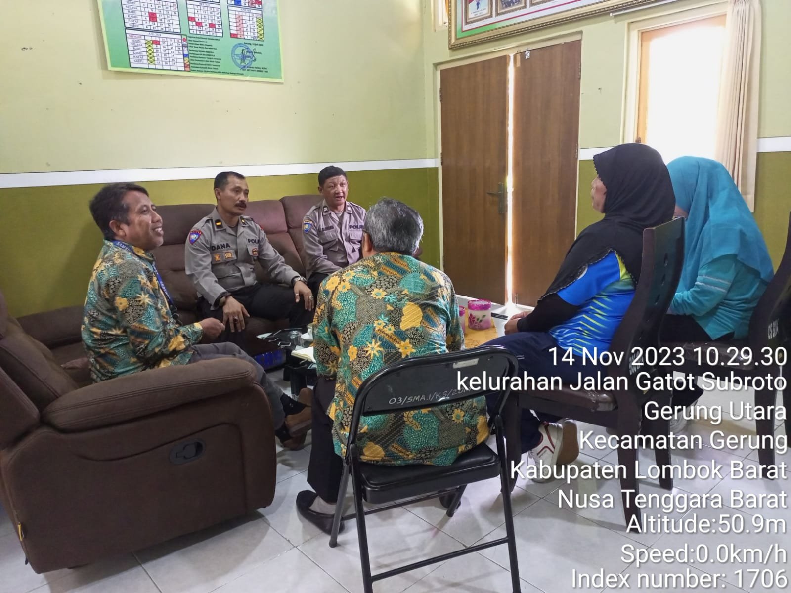 Polres Lombok Barat Sosialisasikan dan Silaturahmi Jelang Pemilu 2024