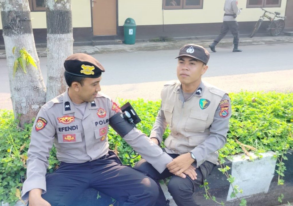 Cek Kesehatan Polres Lombok Barat, Persiapan Optimal Operasi Mantap Praja 2024