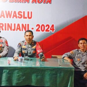 Polres Bima Kota Tingkatkan Pengamanan di Kantor KPU dan Bawaslu