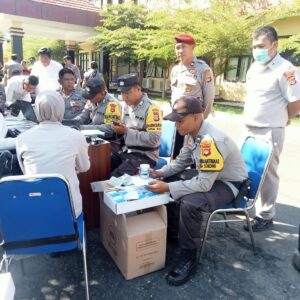 Sat Resnarkoba Polres Lombok Utara Gelar Rikes dan Tes Urine Personil