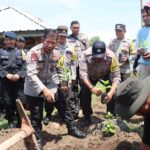 Polres dan Polsek Dompu Laksanakan Launching Ketahanan Pangan di Kabupaten Dompu