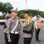 Polres Loteng Laksanakan Apel Gelar Pasukan Operasi Lilin Rinjani 2024.