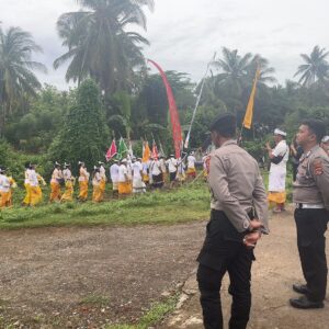 Polres Lombok Utara Amankan Kegiatan Keagamaan di Tanjung.