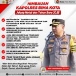 Himbauan Kapolres Bima Kota Jelang Natal dan Tahun Baru 2025