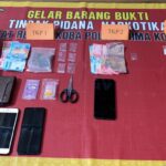 Bongkar Jual Edar Narkoba, Tim Kaisar Hitam Polres Bima Kota  Sergap Sepasang Pengedar Sabu dan Ganja