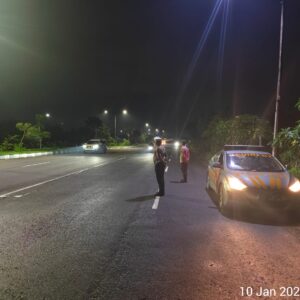 Underpass Banyumulek Aman Terkendali Berkat Patroli Blue Light