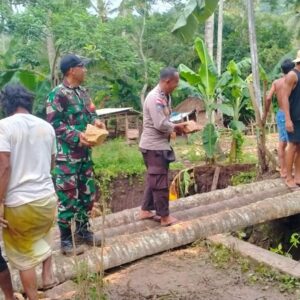 Gotong Royong TNI-Polri & Warga Sekotong: Jalan Putus Kembali Terhubung!