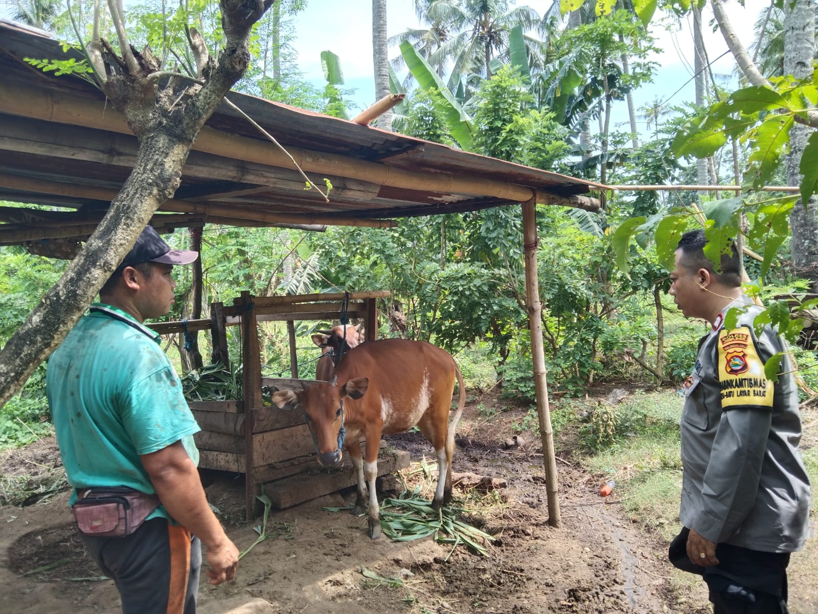 Bhabinkamtibmas Batulayar Barat Jalin Silaturahmi, Sosialisasi Program Ketahanan Pangan P2B