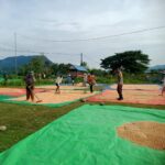Bhabinkamtibmas Desa Woko Pantau Panen Jagung dalam Program Ketahanan Pangan Nasional