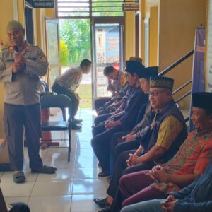 Polsek Alas Barat Gelar Doa Bersama Dengan Tokoh Agama Dan Masyarakat