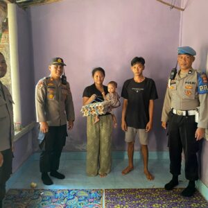 Polsek Kediri Konsisten Cegah Stunting Lewat Program Jumat Berkah
