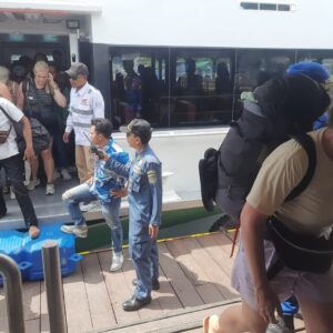 Polairud dan Dishub Laut Kawal Keamanan Pelabuhan Senggigi, NTB