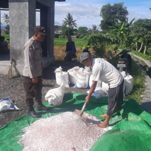 Polri Dukung Ketahanan Pangan di Kediri Lombok Barat