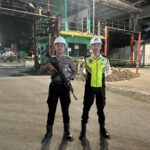 Unit Pam Obvit Sat Samapta Polres Bima Kota Laksanakan Pengamanan di PT. Pertamina Patra Niaga Integrated Terminal Bima