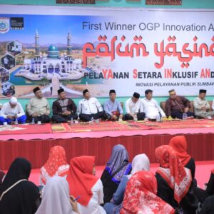 Kapolres Sumbawa Barat Hadiri Forum Yasinan Bersama Pemerintah dan Masyarakat