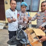 Polsek Langgudu Amankan Puluhan Botol Miras Tradisional Siap Edar
