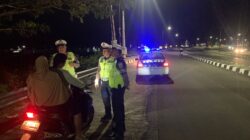 Patroli Malam Intensif Satlantas Amankan Bypass BIL Lombok Barat