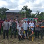 Polsek Batulayar Tanam Jagung Serentak di Sandik, Dorong Swasembada Pangan 2025