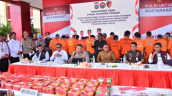 Jelang HUT Bhayangkara Ke-79, Kapolda Sulteng Pimpin Pemusnahan Barang Bukti Narkotika Sabu 40 Kg