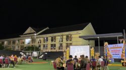 Polres Bima Kota Gelar Nobar Wayang Kulit Meriahkan HUT Bhayangkara ke-79