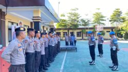 Si propam Polres Lombok Utara Dampingi Bid Propam Polda NTB Gelar Opsgaktiblin