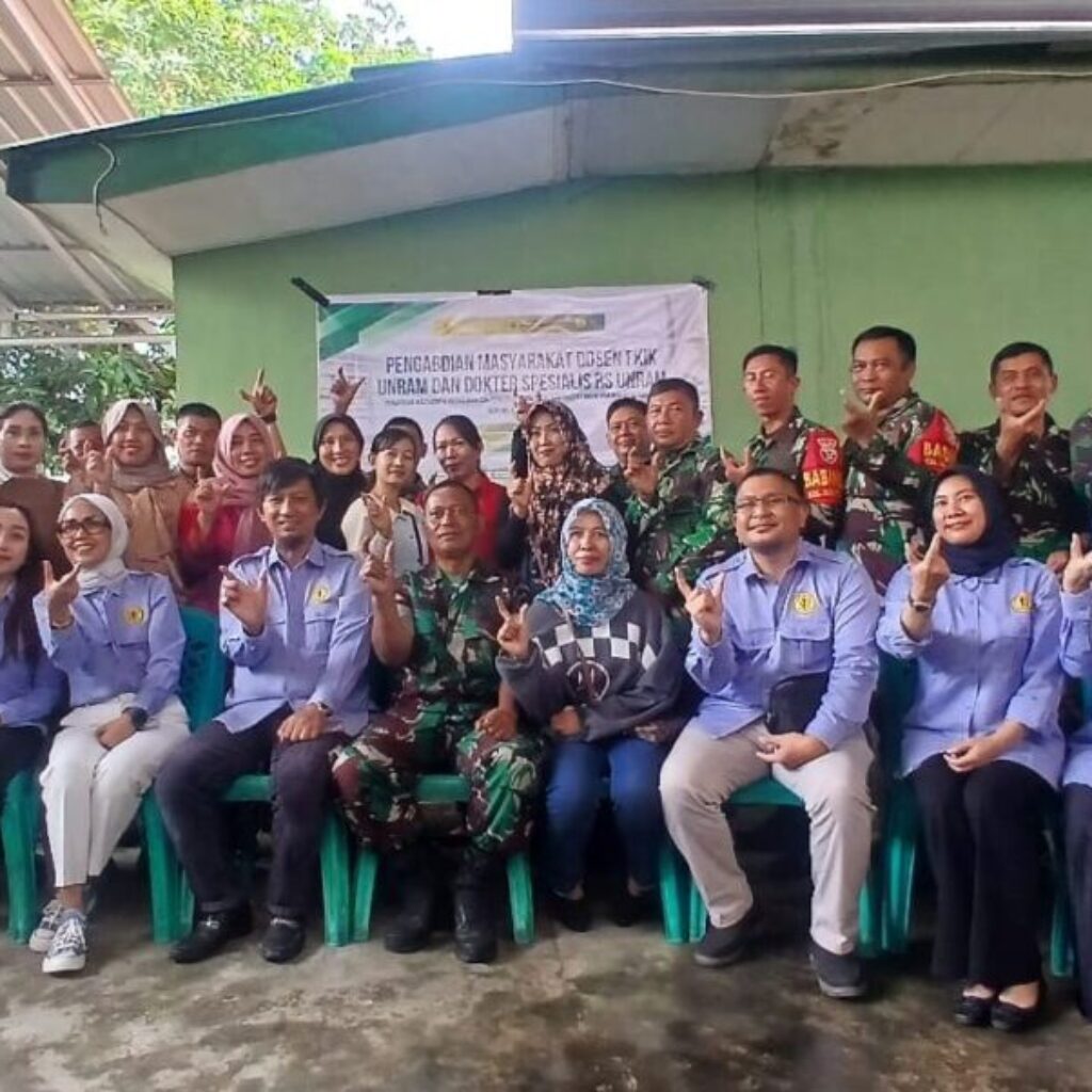 Kolaborasi TNI dan Tenaga Medis Unram, Bukti Nyata Pengabdian untuk Kesehatan Warga Mataram
