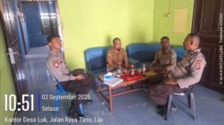 Polsek Rhee Laksanakan Patroli Cipta Kondisi, Pastikan Situasi Aman dan Nyaman di Tengah Masyarakat