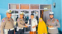 Sat Lantas Polres Bima Kota Gelar Anjangsana HUT Polisi Lalu Lintas Bhayangkara ke-70 Bersama Pensiunan Polri