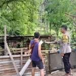 Bhabinkamtibmas Senggigi Dorong Pemanfaatan Lahan Kosong untuk Ketahanan Pangan Warga Dusun Loco