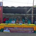 Junjung Sportivitas: Tiga Pilar Hadiri Pembukaan Turnamen Sepak Bola Kades Cup Rhee Loka 