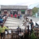 Diterjang Puting Beliung, Rumah Warga di Moyo Utara Alami Kerusakan Parah
