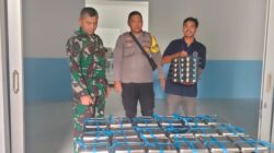 Bhabinkamtibmas Desa Teratak Dampingi Pendistribusian Makanan Bergizi Gratis di Batukliang Utara