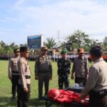 Polres Lombok Utara Gelar Apel Kesiapan Tanggap Darurat Bencana Hidrometeorologi Tahun 2025