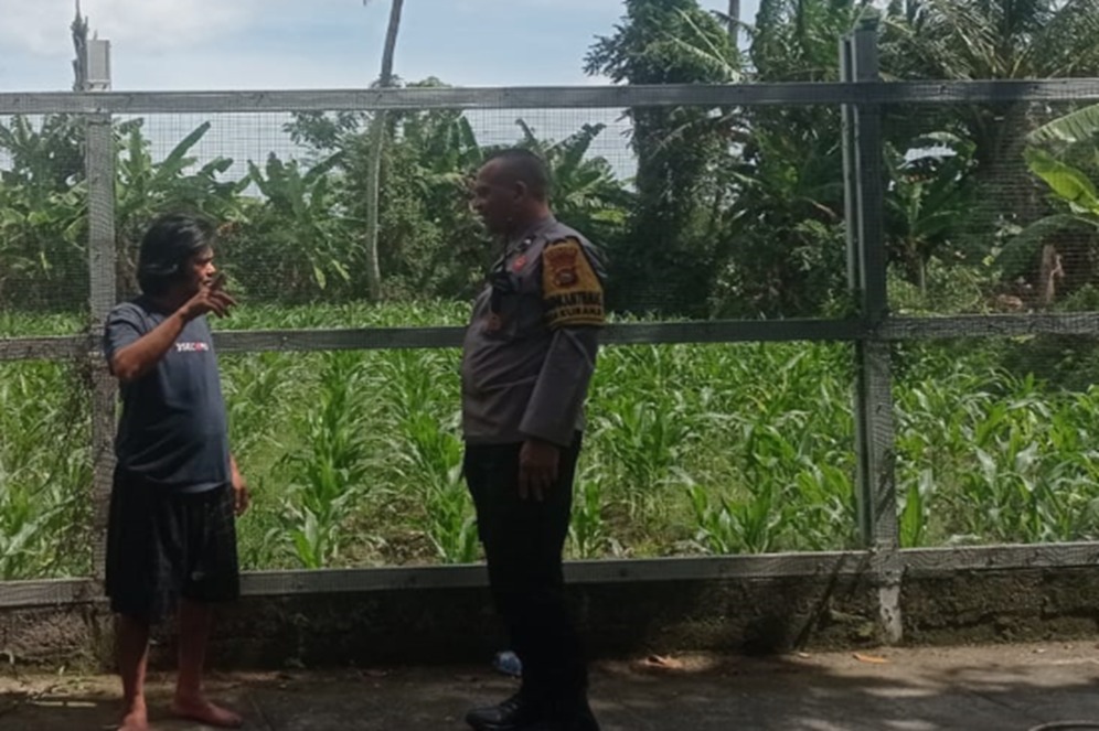 Dukung Ketahanan Pangan, Polri Ajak Warga Labuapi Tanam di Rumah