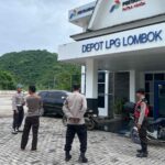 Polsek Sekotong Jamin Keamanan Vital Depot LPG Lombok