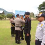 Kapolres Sumbawa Barat Pimpin Apel Gelar Pasukan Operasi Lilin Rinjani 2025