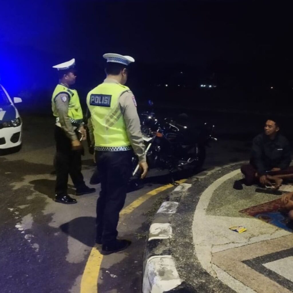Cegah Balap Liar, Polres Lombok Barat Intensifkan Patroli Malam