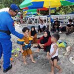 Polairud Polres Lobar Perketat Keamanan Pantai Senggigi
