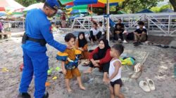 Polairud Polres Lobar Perketat Keamanan Pantai Senggigi