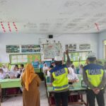 Tanamkan Tertib Lalu Lintas Sejak Dini, Sat Lantas Polres Bima Kota Sambangi SDN 01 Melayu
