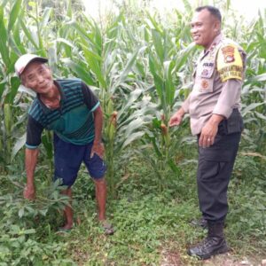 Polres Lombok Barat Kawal Program Swasembada Pangan di Labuapi
